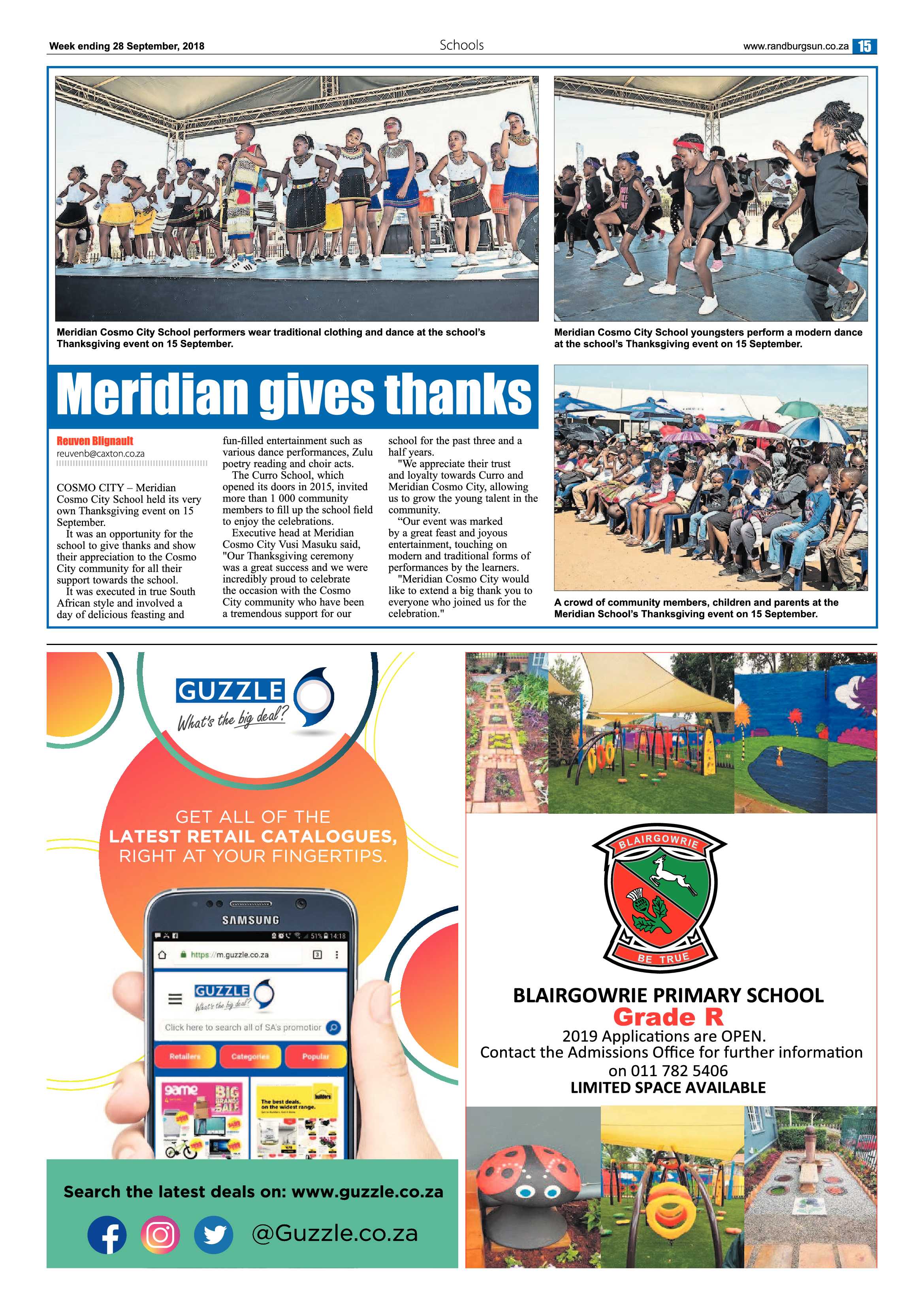 Randburg Sun 28 September 2018 page 15