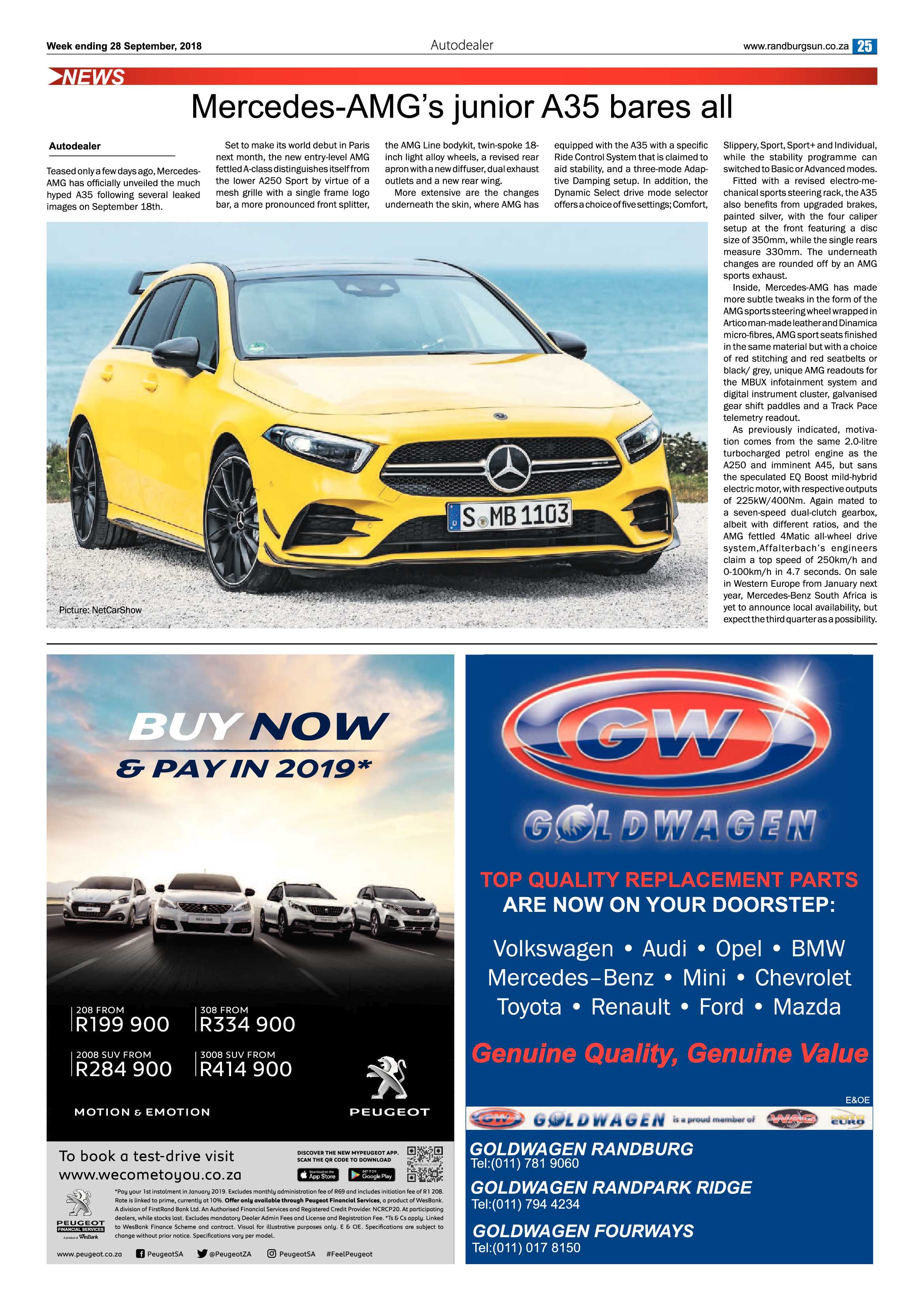 Randburg Sun 28 September 2018 page 25