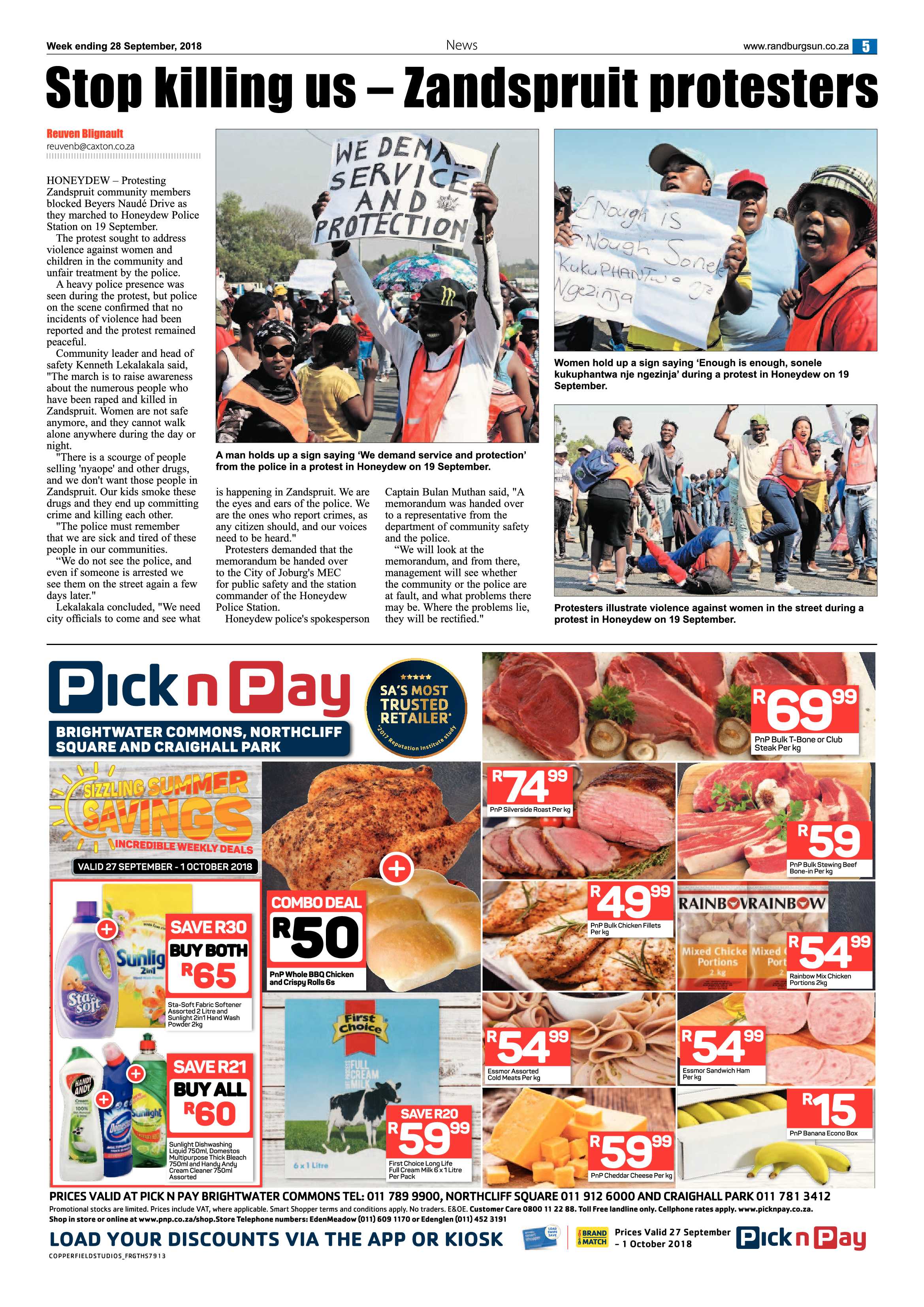 Randburg Sun 28 September 2018 page 5