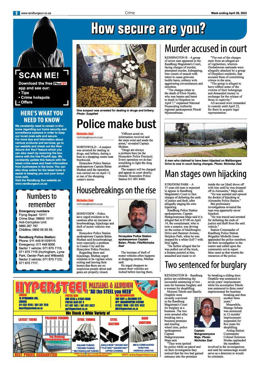Randburg Sun 29 April 2022 page 2