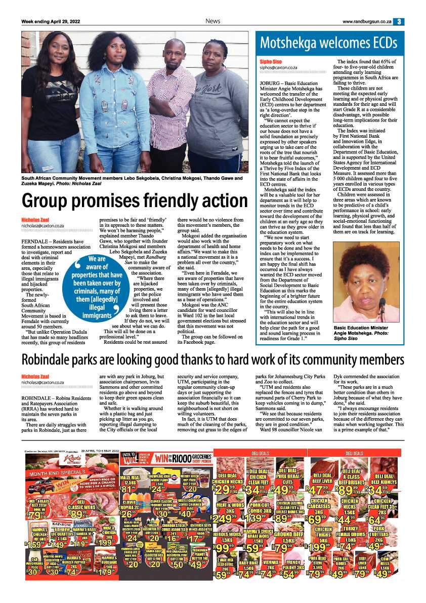 Randburg Sun 29 April 2022 page 3