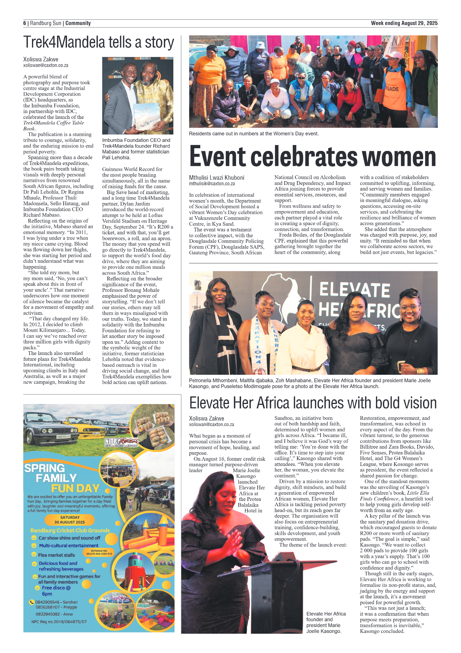 Randburg Sun 29 August 2025 page 6