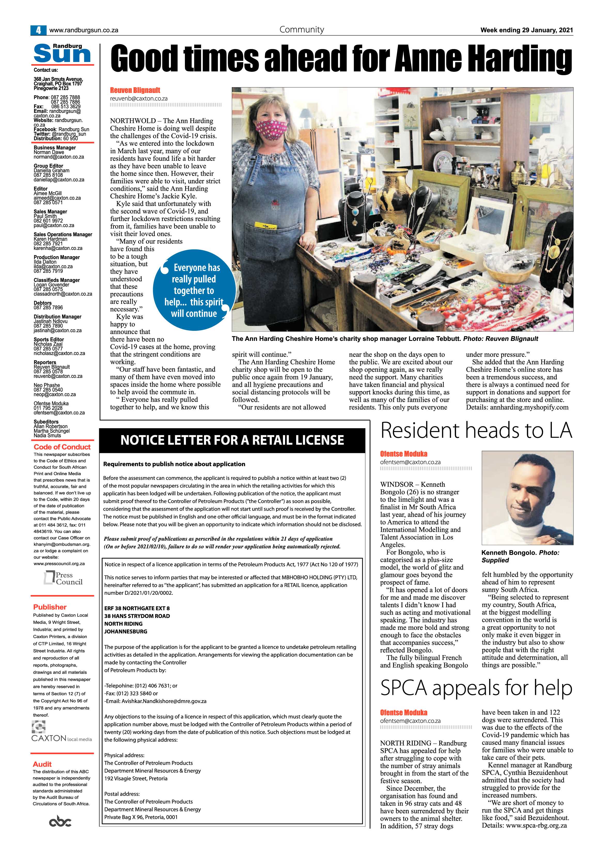 Randburg Sun 29 January 2021 page 4