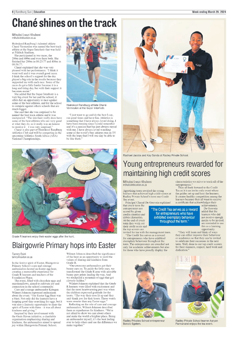 Randburg Sun 29 March 2024 page 8