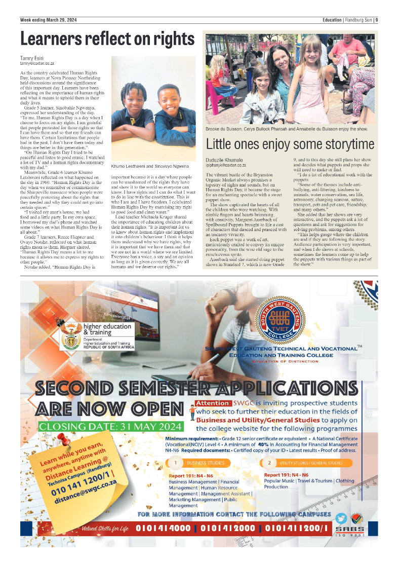 Randburg Sun 29 March 2024 page 9