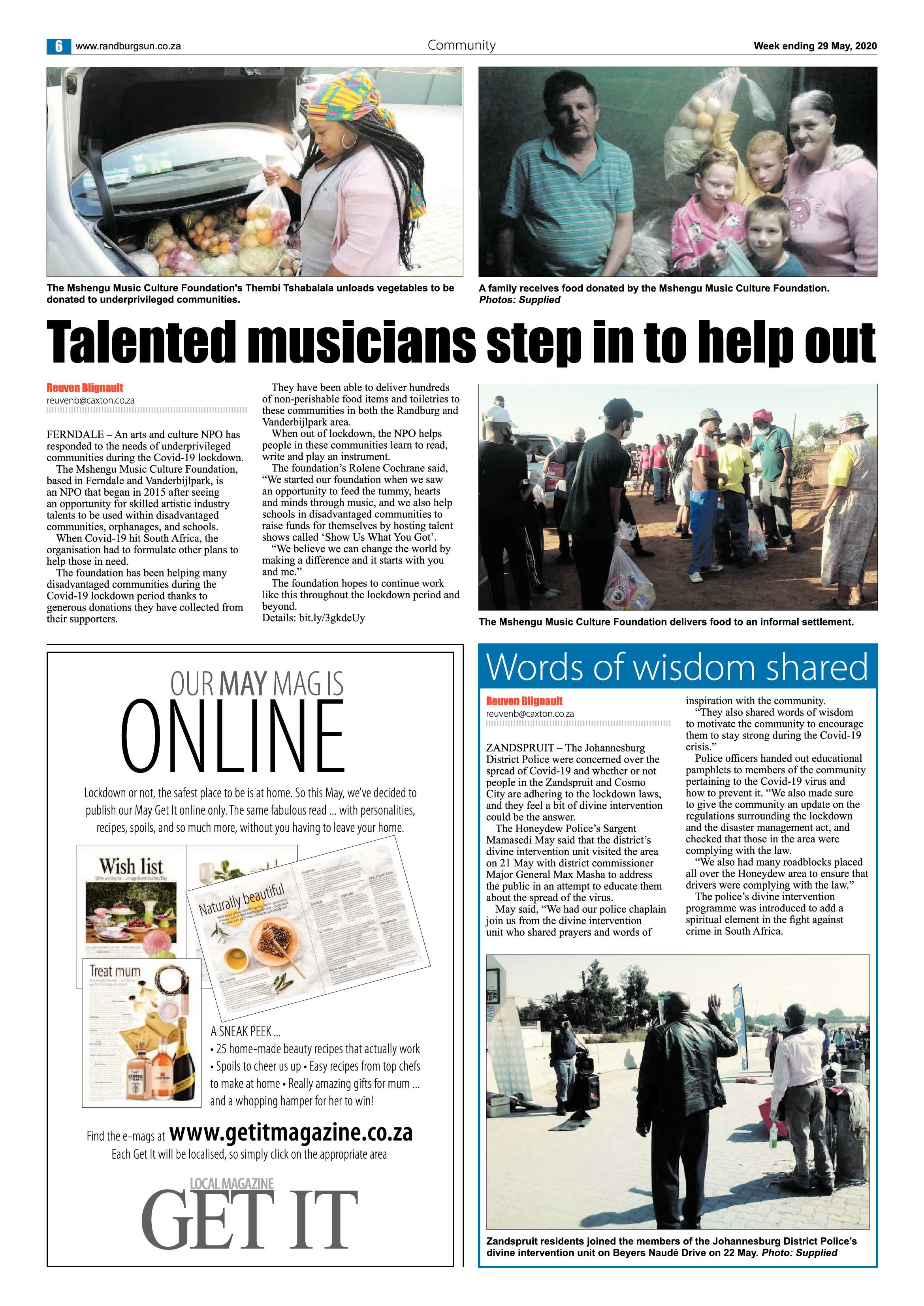 Randburg Sun 29 May 2020 page 6