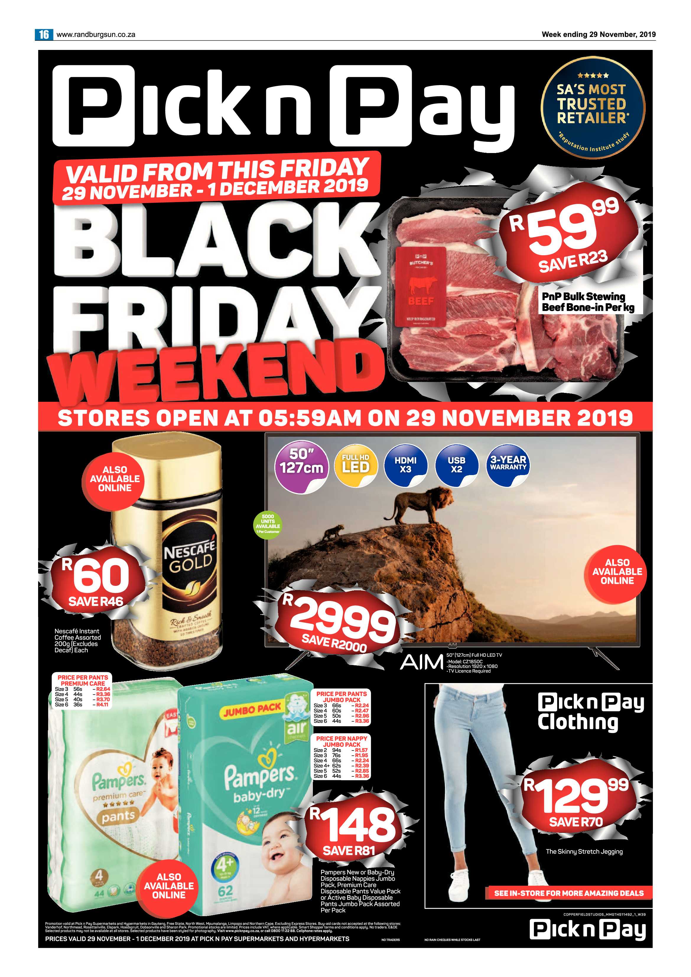 Randburg Sun 29 November 2019 page 16
