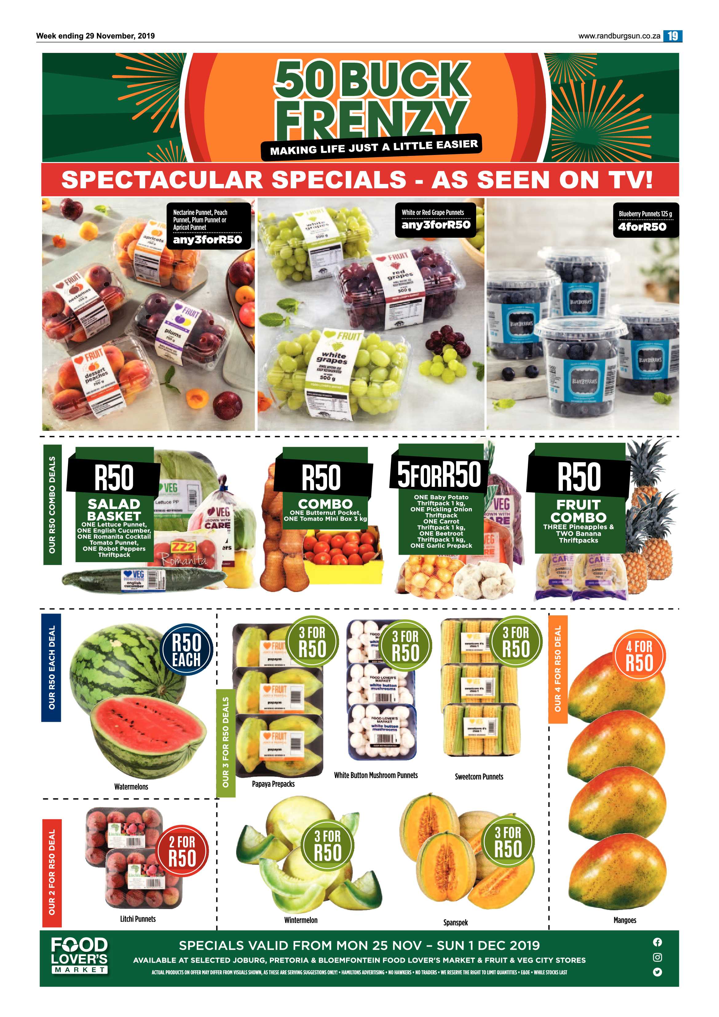 Randburg Sun 29 November 2019 page 19