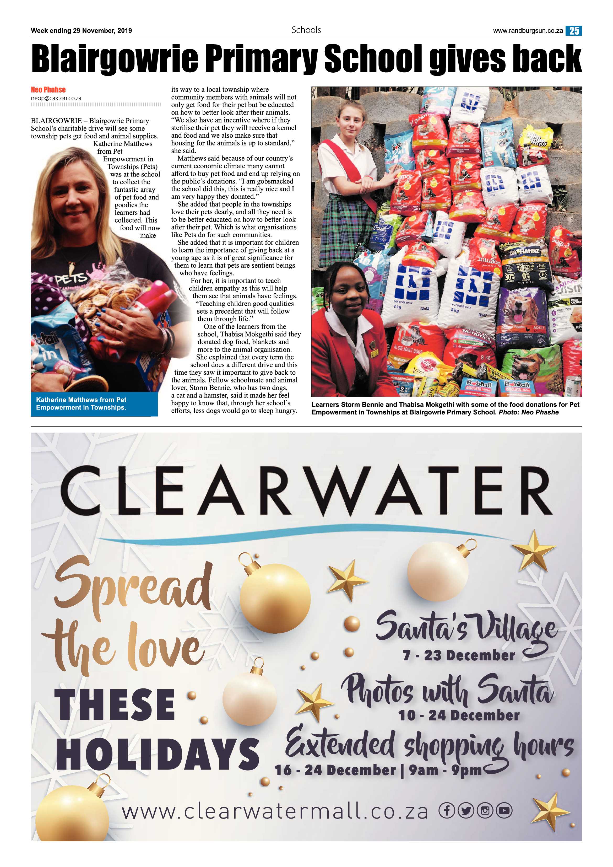Randburg Sun 29 November 2019 page 25