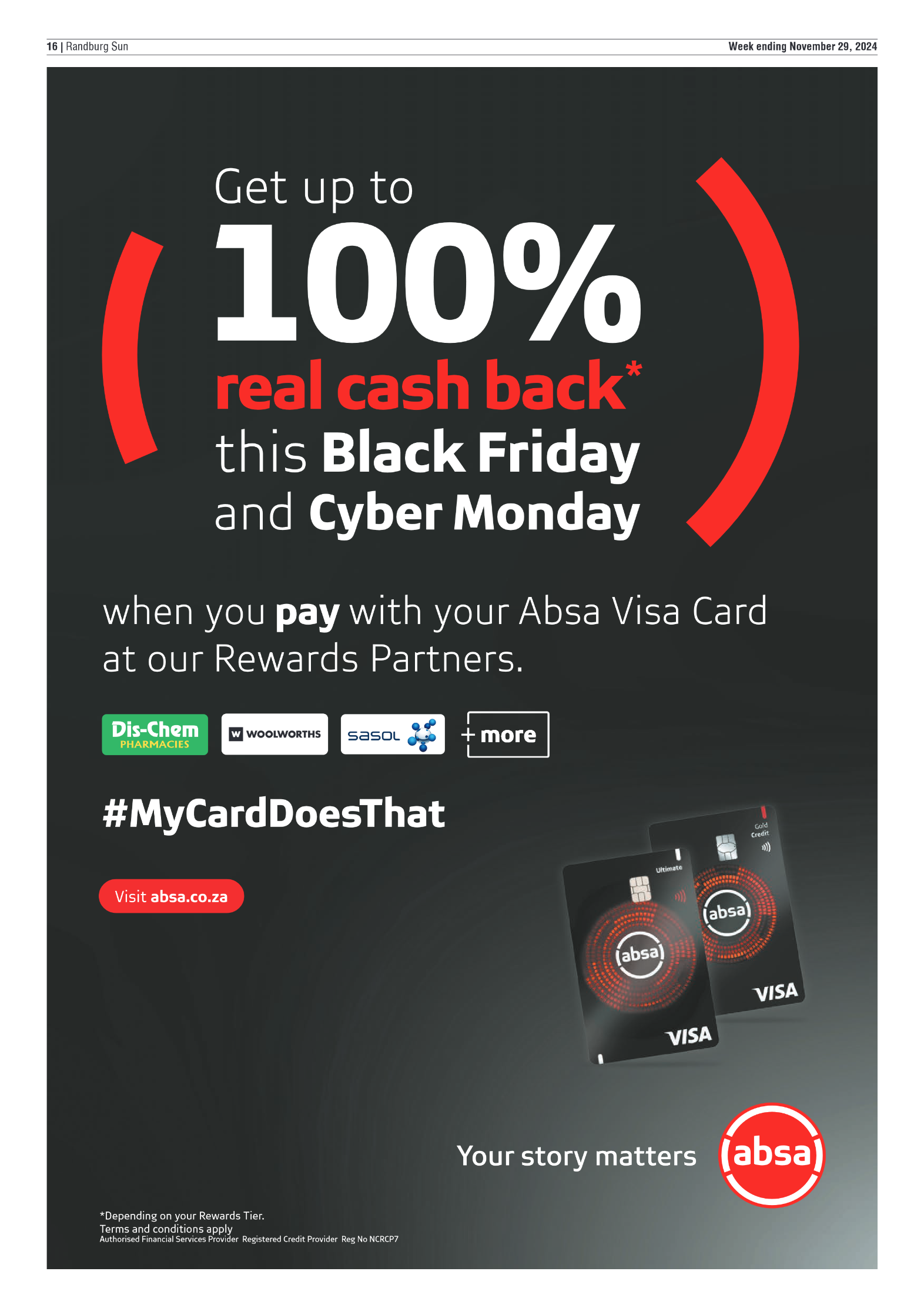 Randburg Sun 29 November 2024 page 16