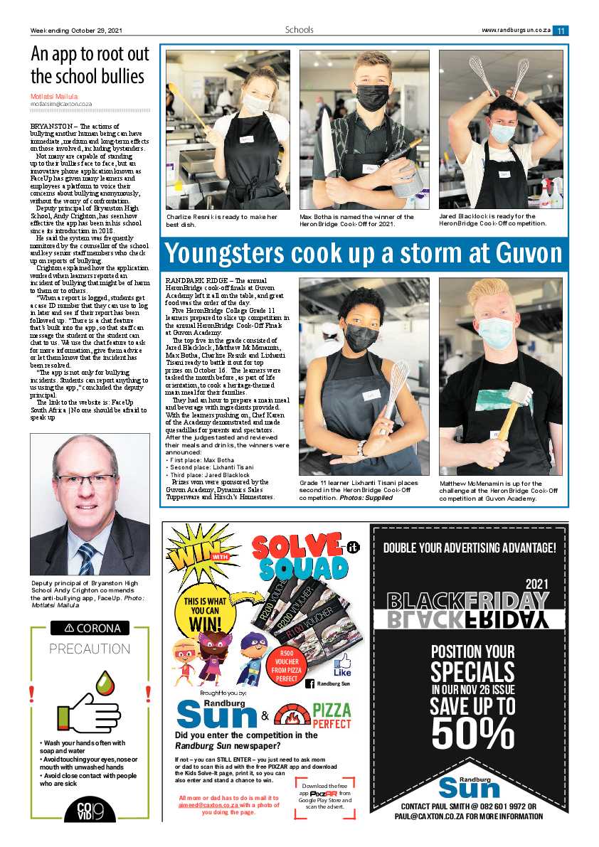 Randburg Sun 29 October 2021 page 11