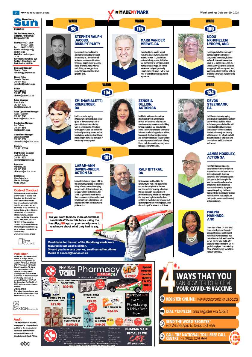 Randburg Sun 29 October 2021 page 2