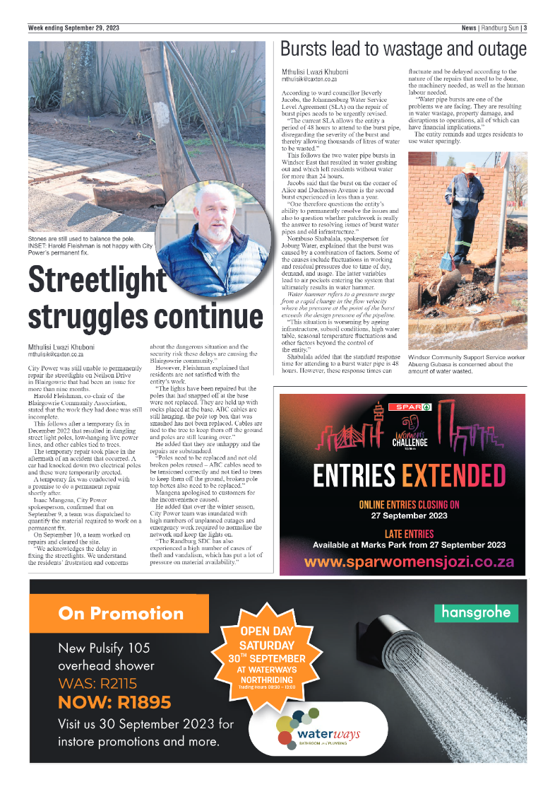 Randburg Sun 29 September 2023 page 3