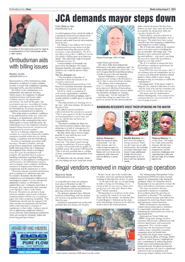 Randburg Sun 2 August 2024 page 2