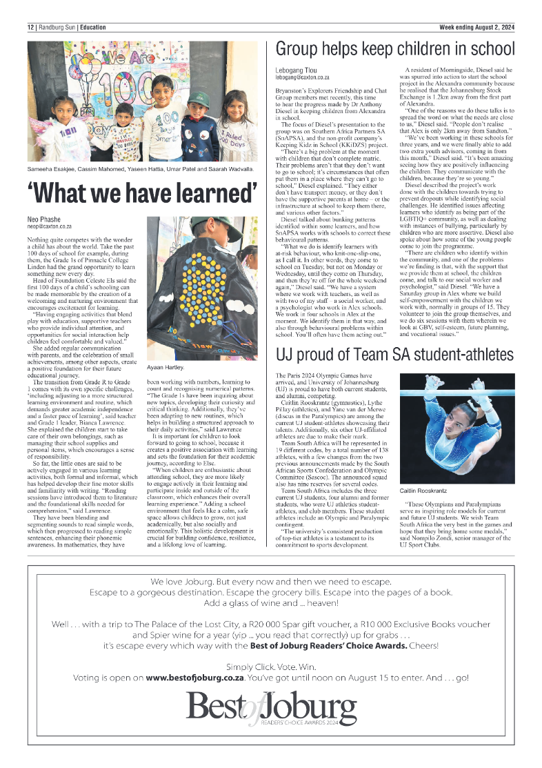 Randburg Sun 2 August 2024 page 20