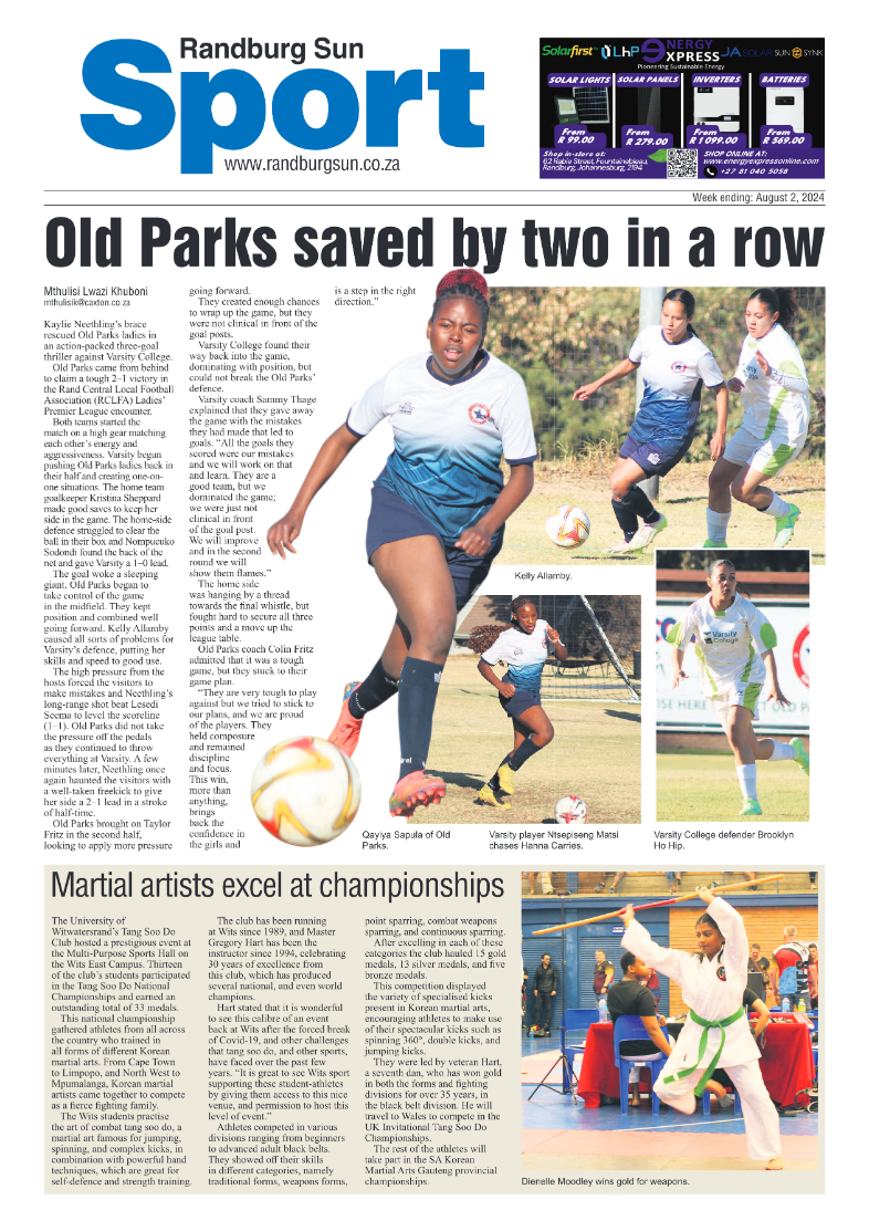 Randburg Sun 2 August 2024 page 24