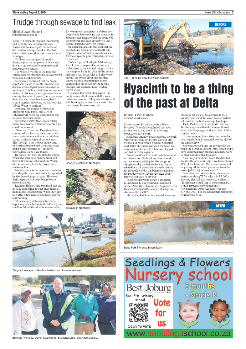 Randburg Sun 2 August 2024 page 3