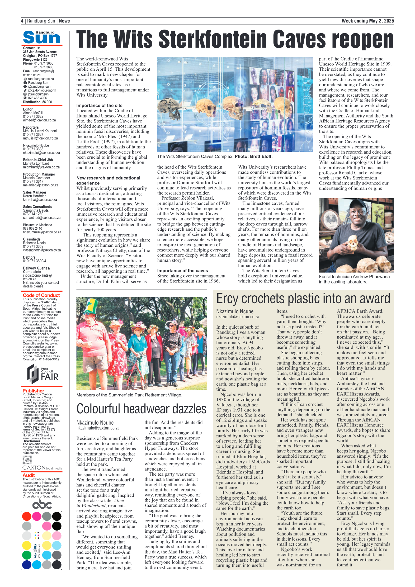 Randburg Sun 2 May 2025 page 4