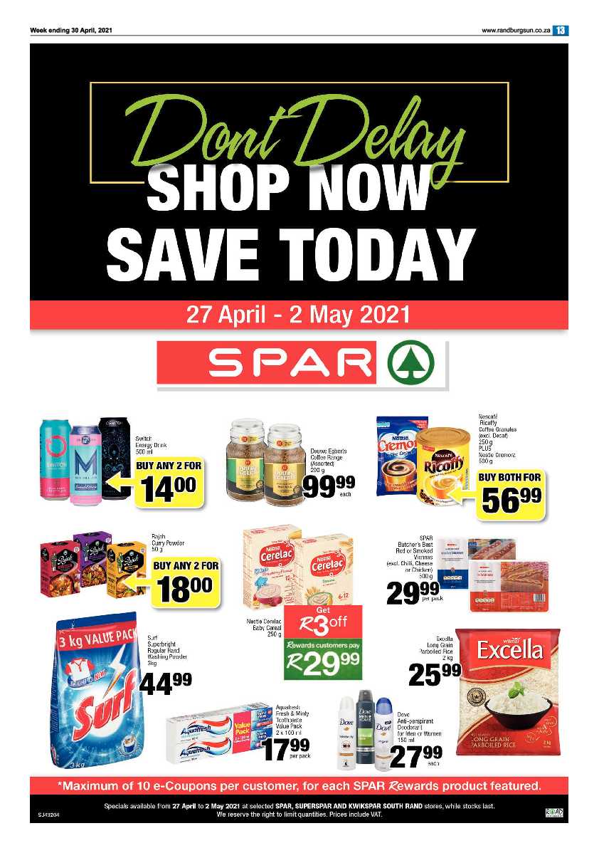 Randburg Sun 30 April 2021 page 13
