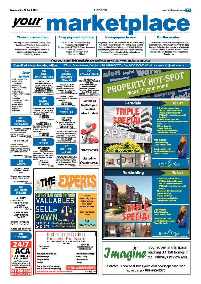 Randburg Sun 30 April 2021 page 17