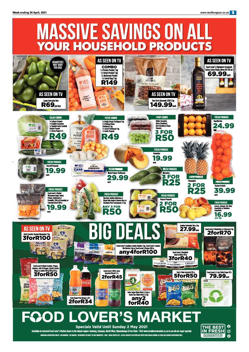 Randburg Sun 30 April 2021 page 9