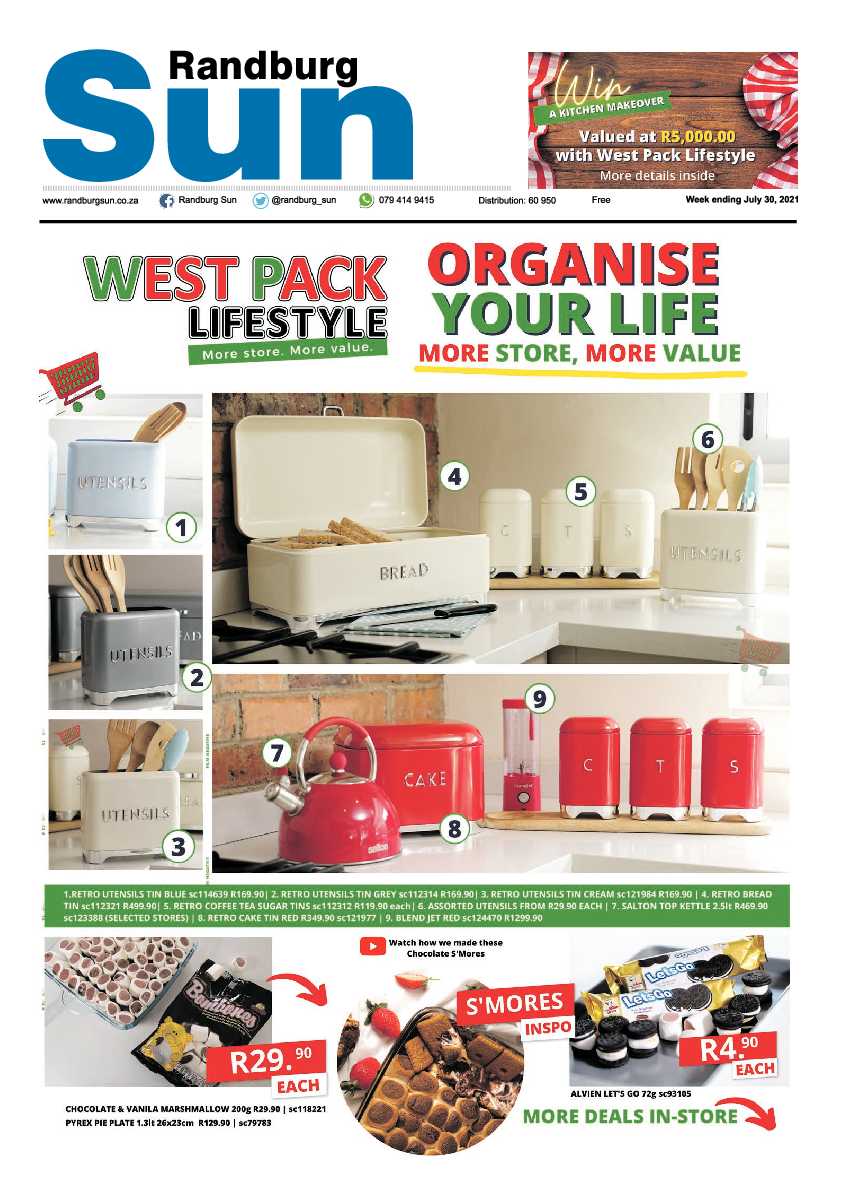 Randburg Sun 30 July 2021 page 1