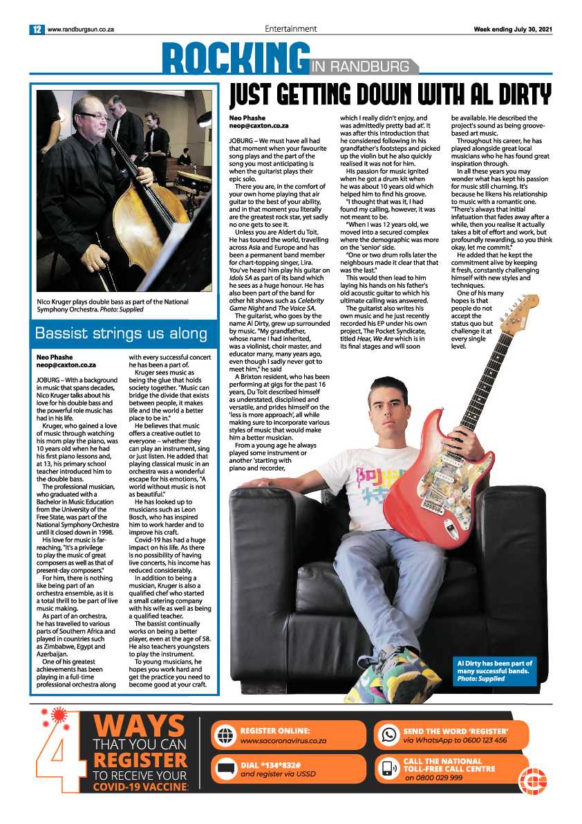Randburg Sun 30 July 2021 page 14