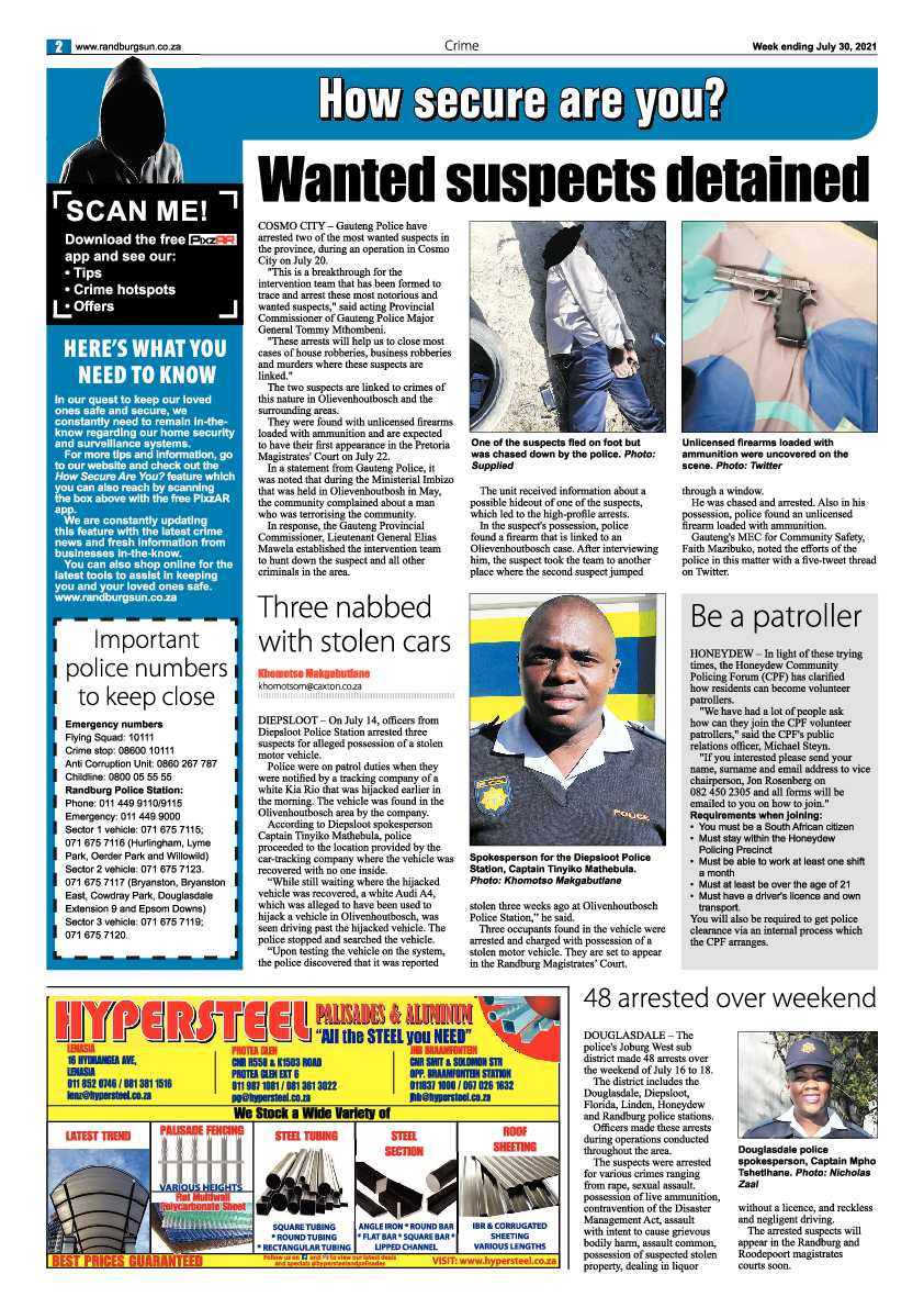 Randburg Sun 30 July 2021 page 4