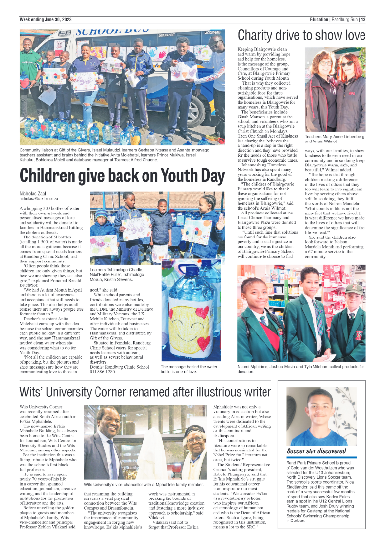 Randburg Sun 30 June 2023 page 13