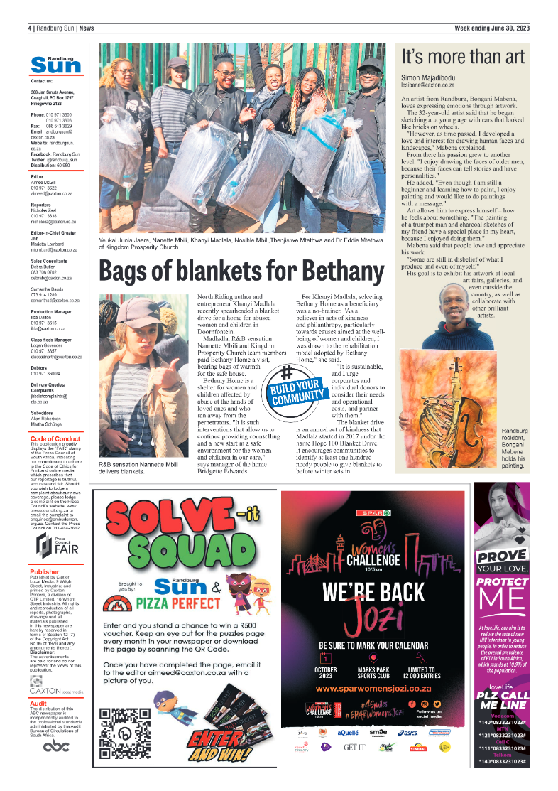 Randburg Sun 30 June 2023 page 4