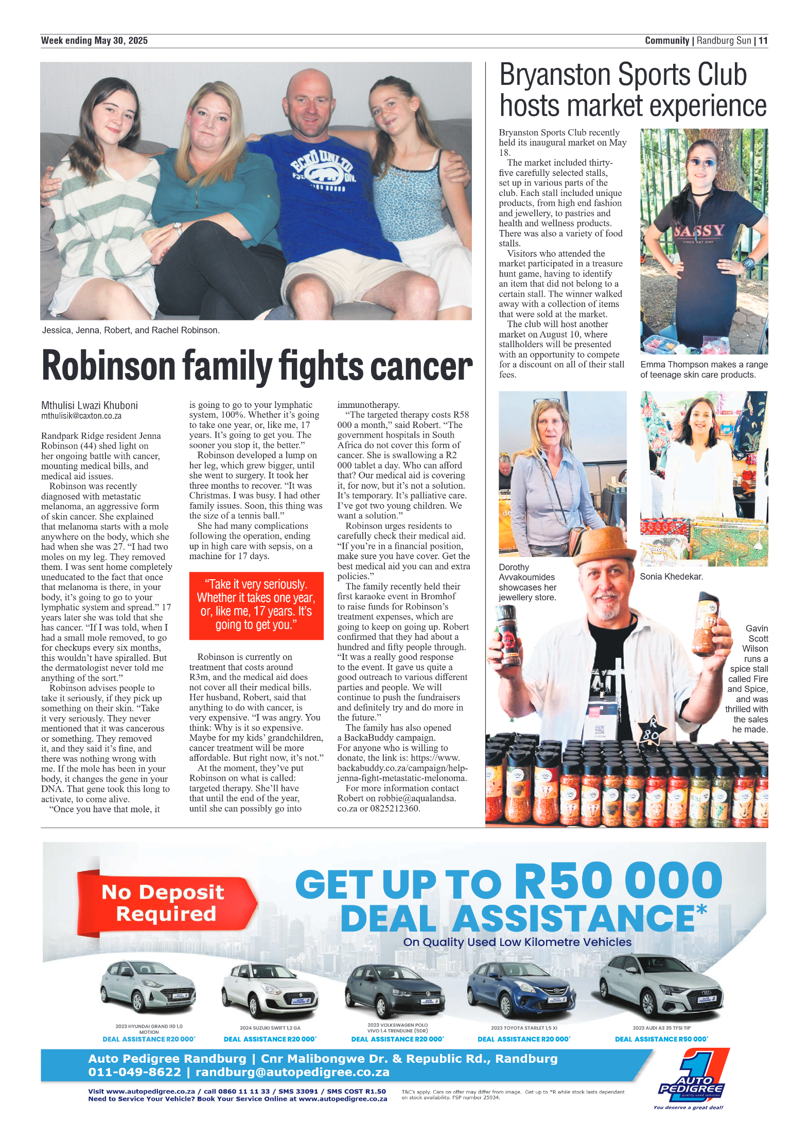 Randburg Sun 30 May 2025 page 11