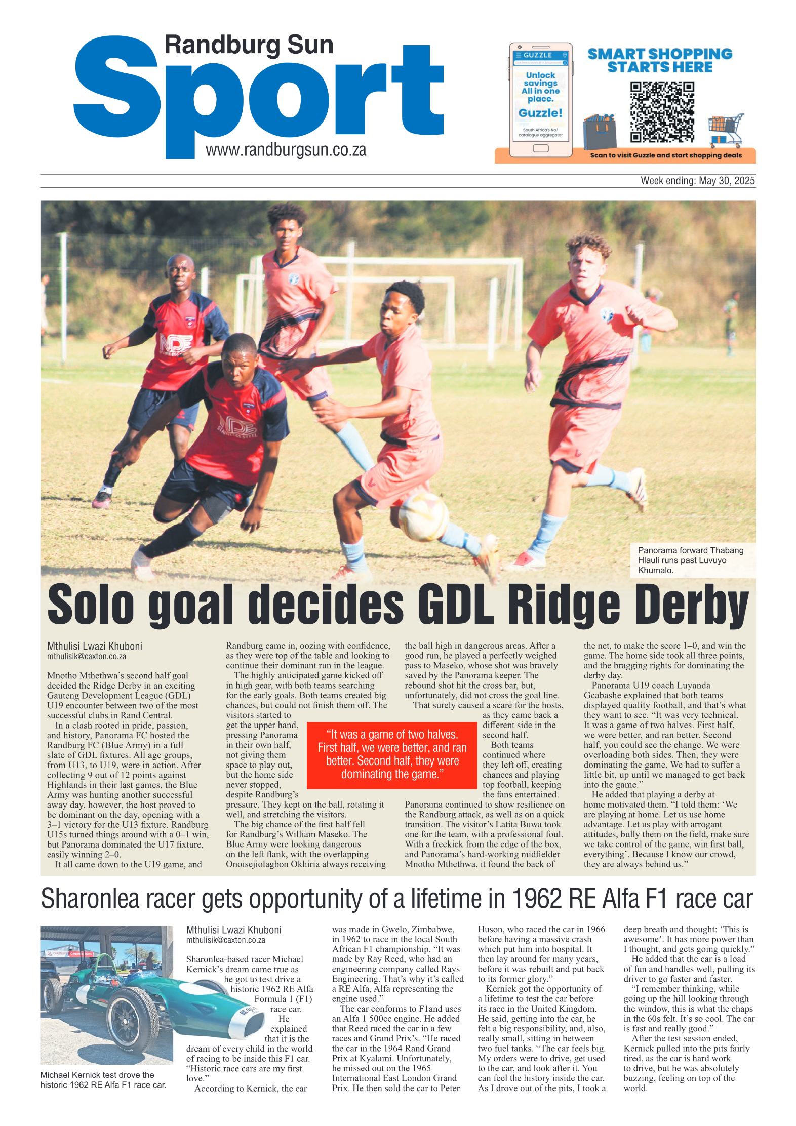 Randburg Sun 30 May 2025 page 16