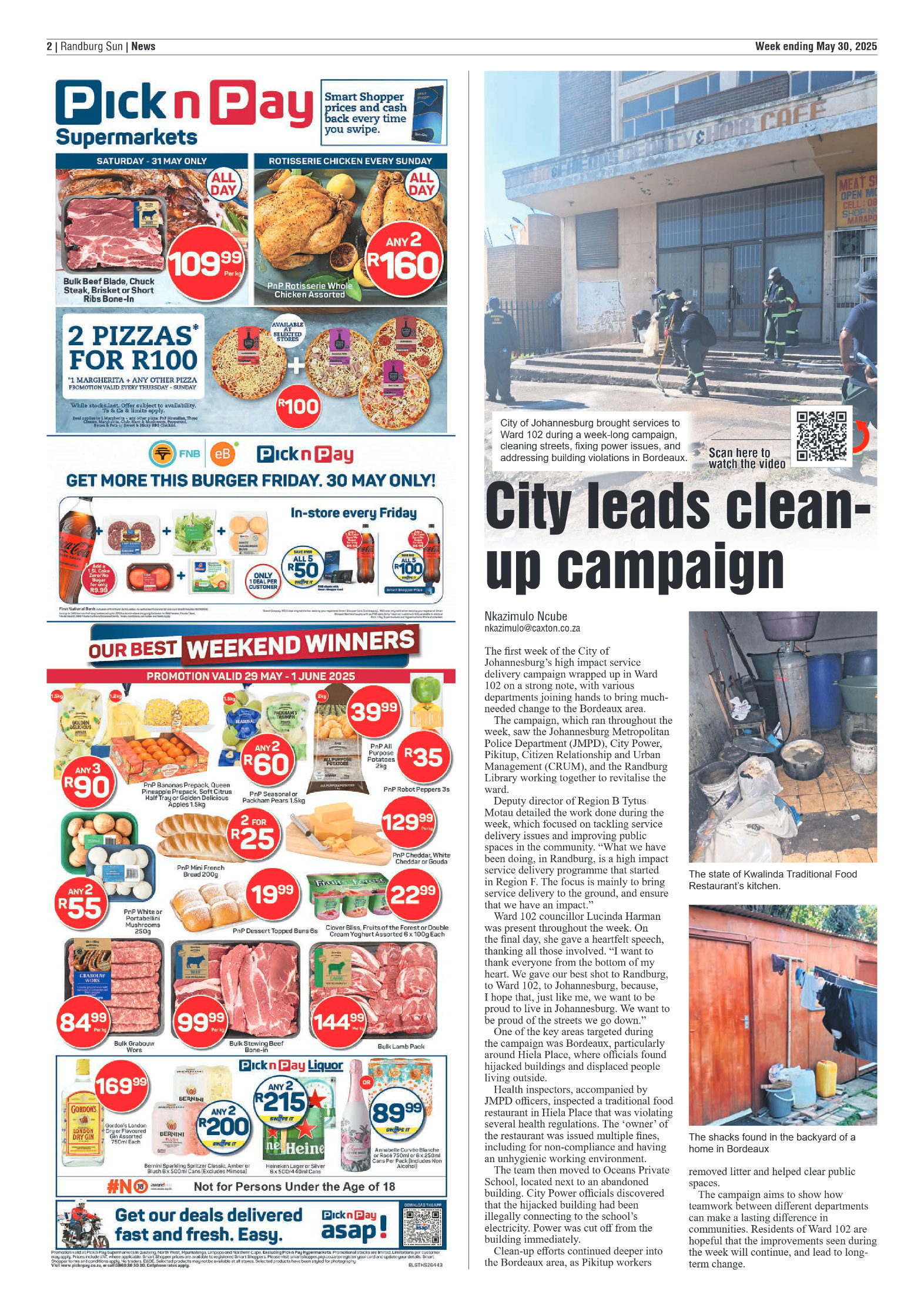Randburg Sun 30 May 2025 page 2