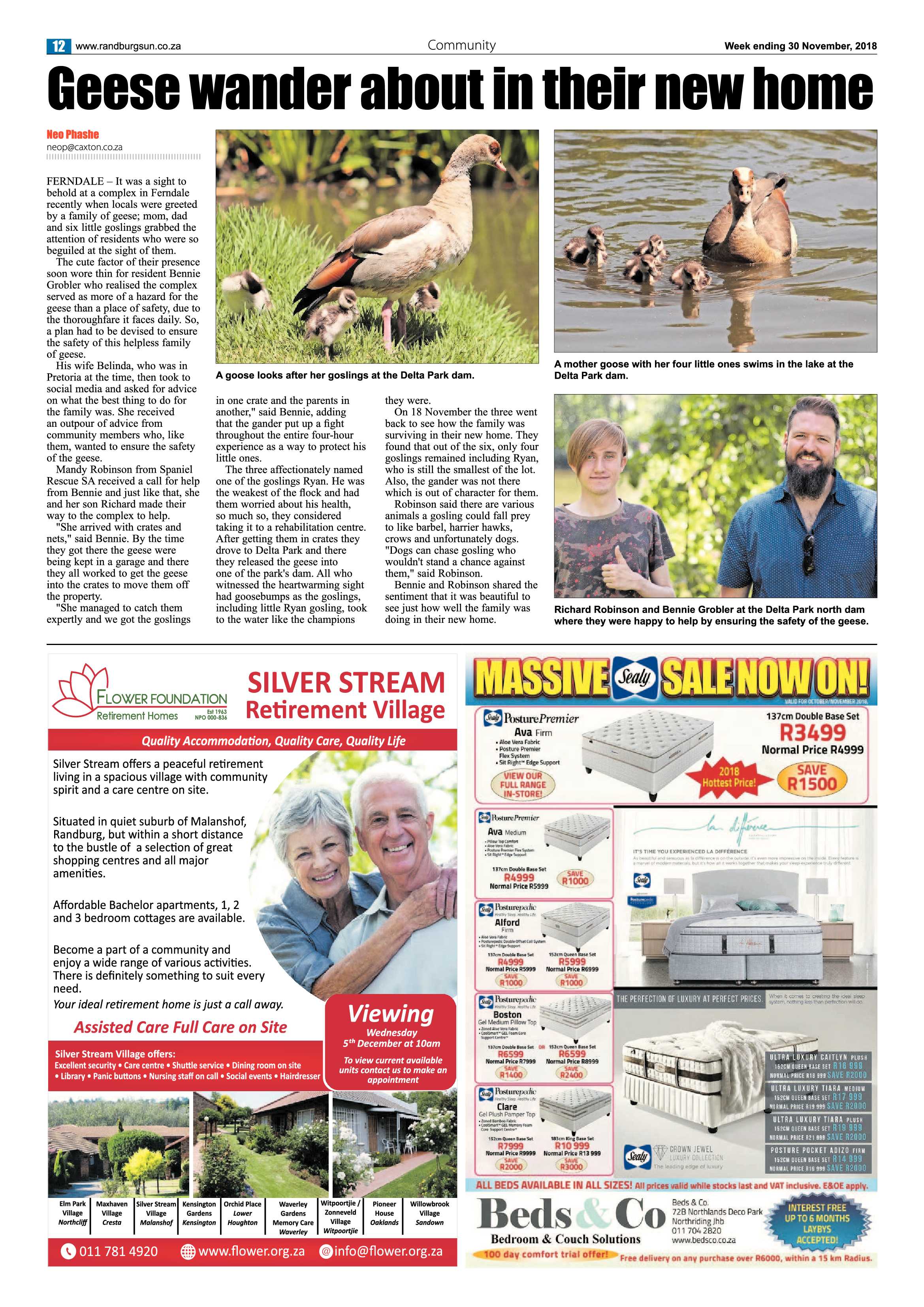 Randburg Sun 30 November 2018 page 12