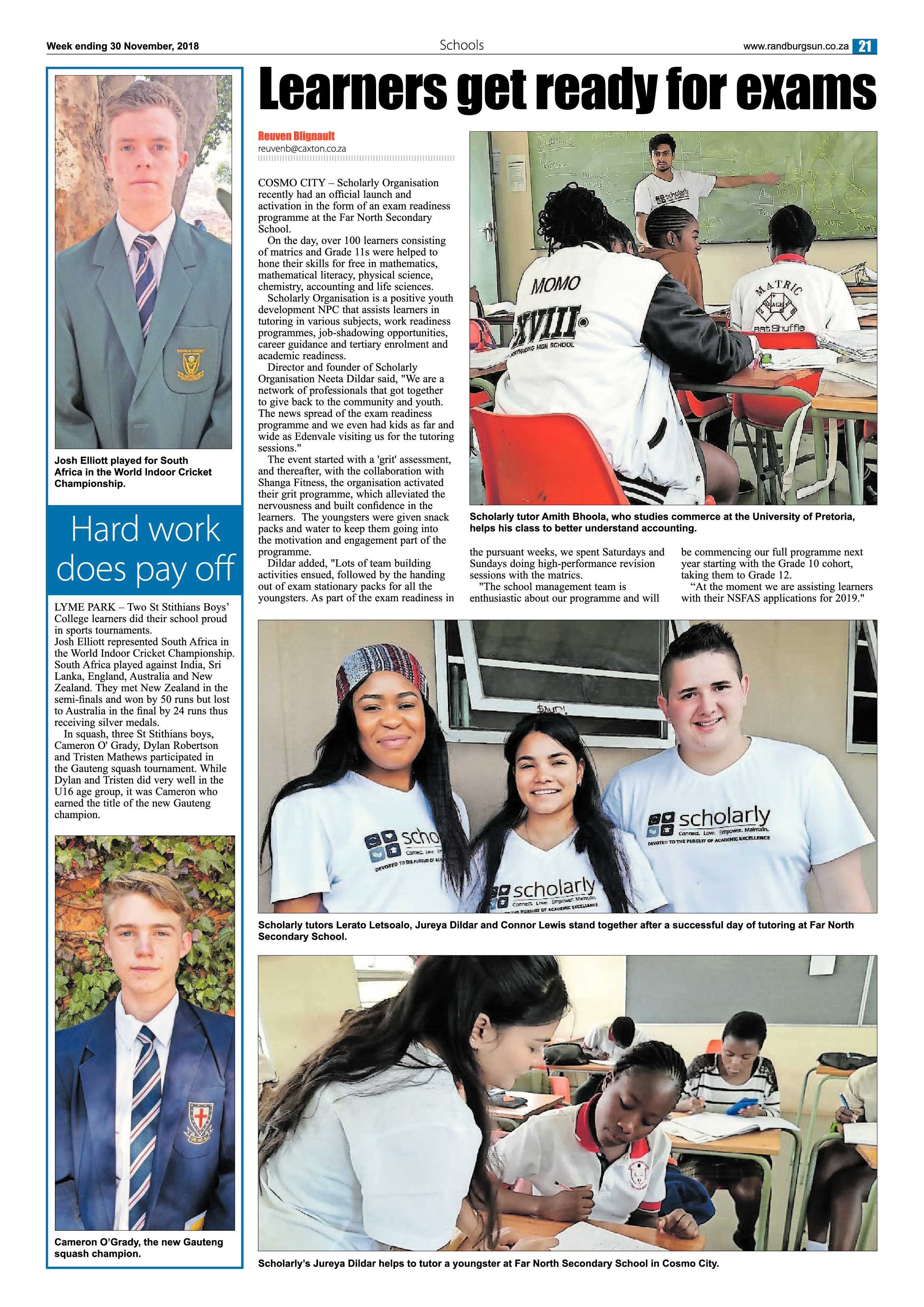 Randburg Sun 30 November 2018 page 21
