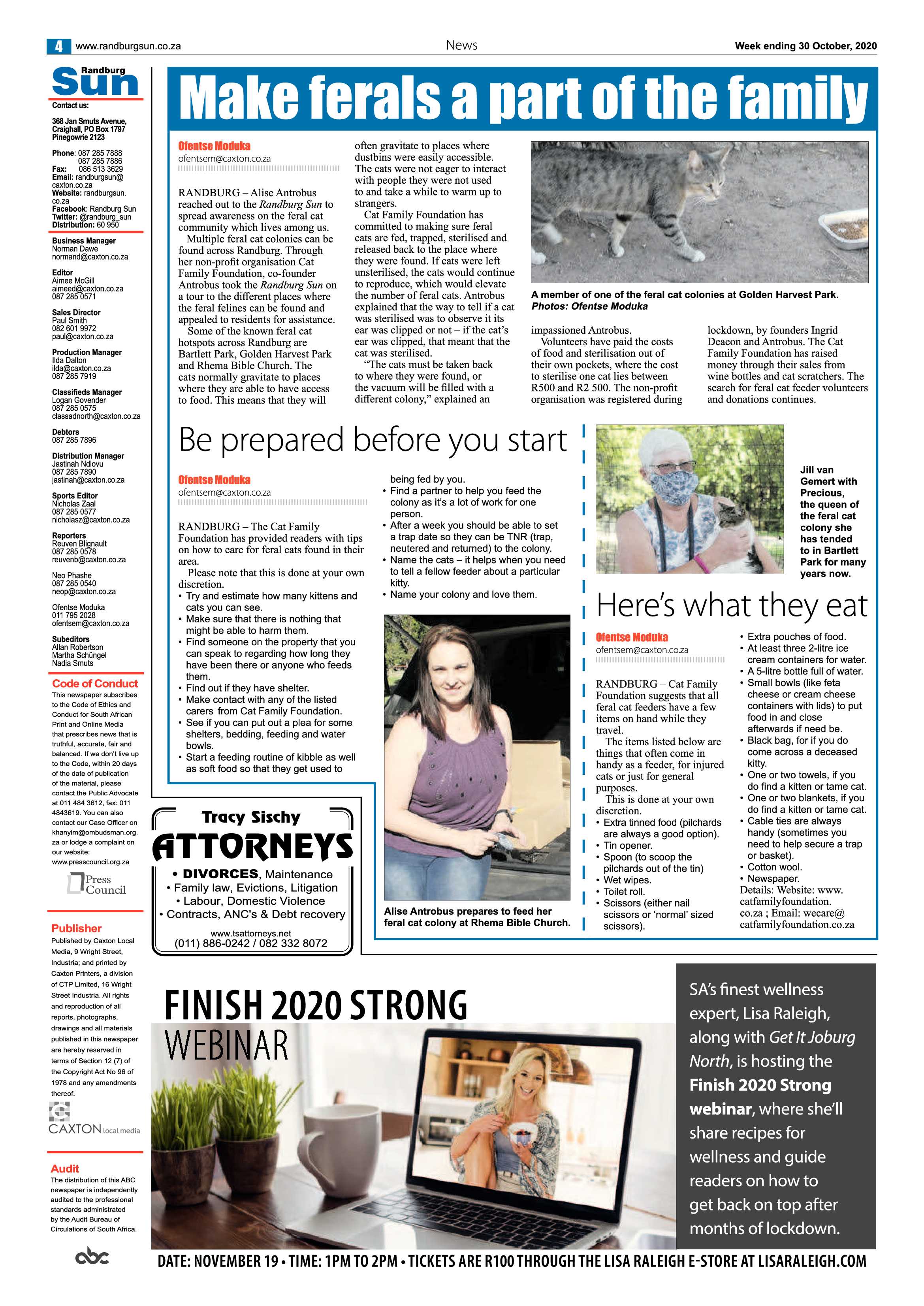 Randburg Sun 30 October 2020 page 4