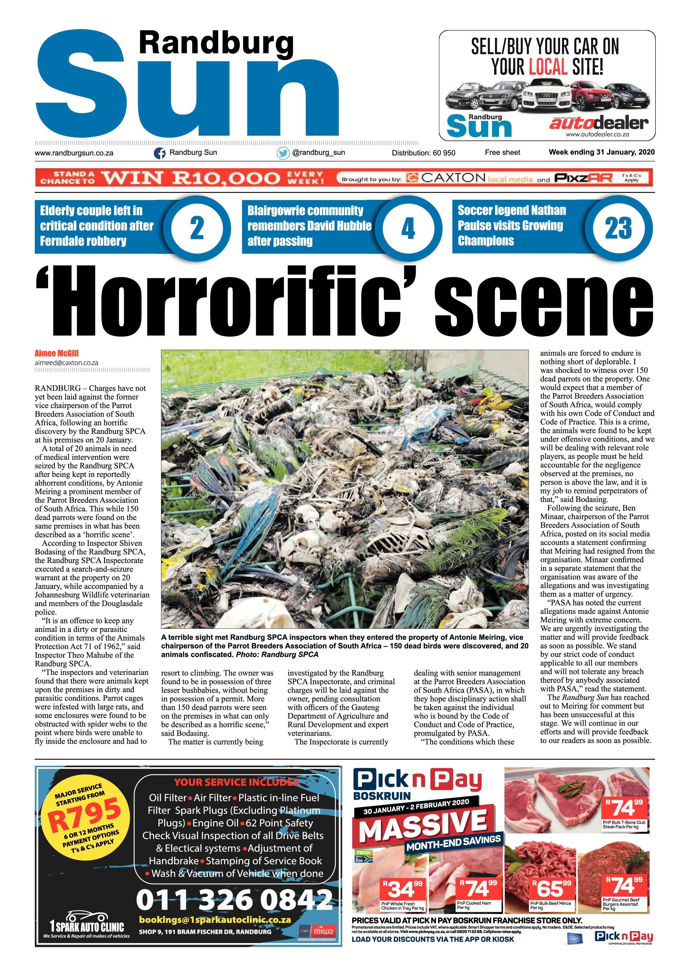 Randburg Sun 31 January 2020 Randburg Sun