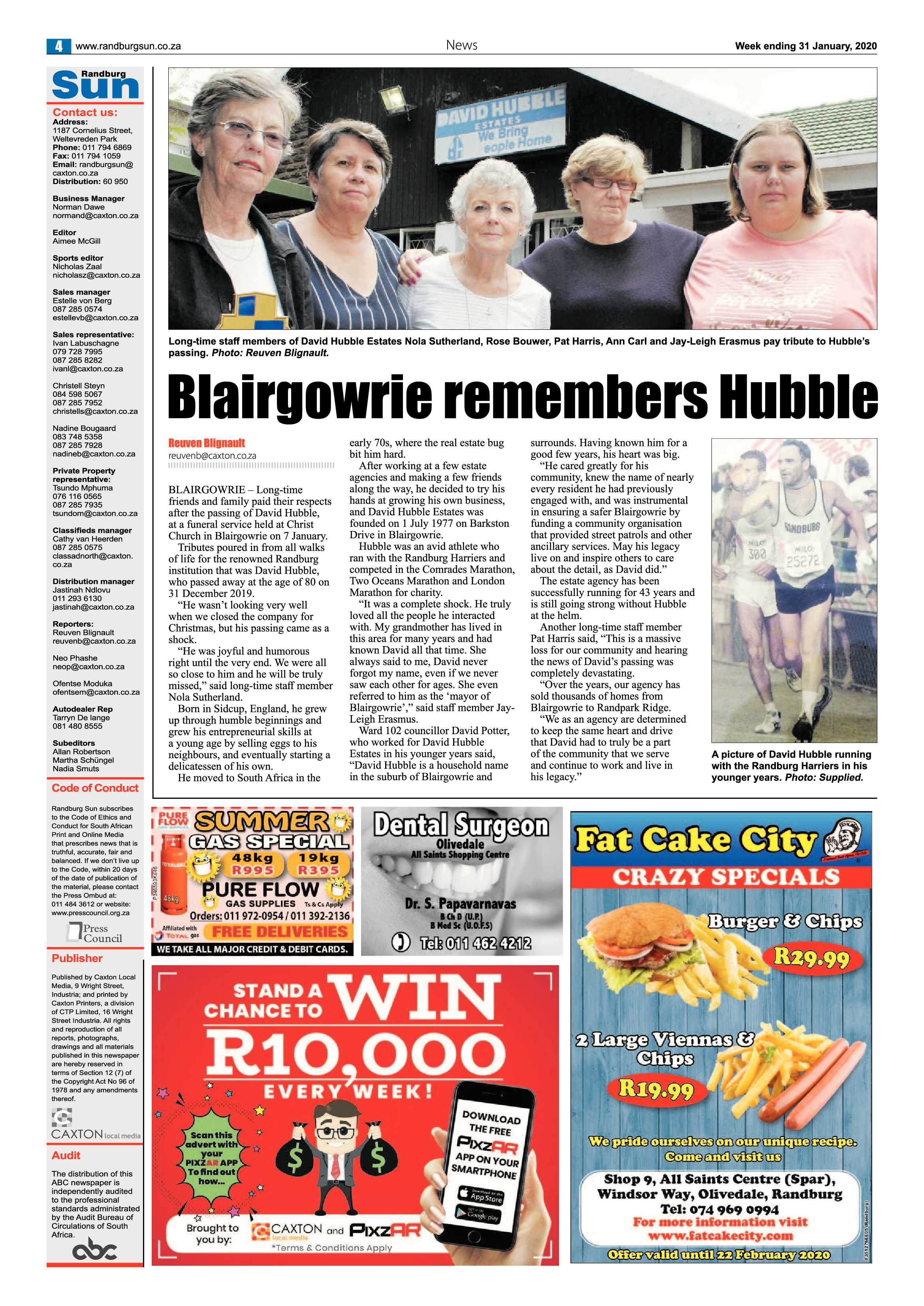 Randburg Sun 31 January 2020 page 4