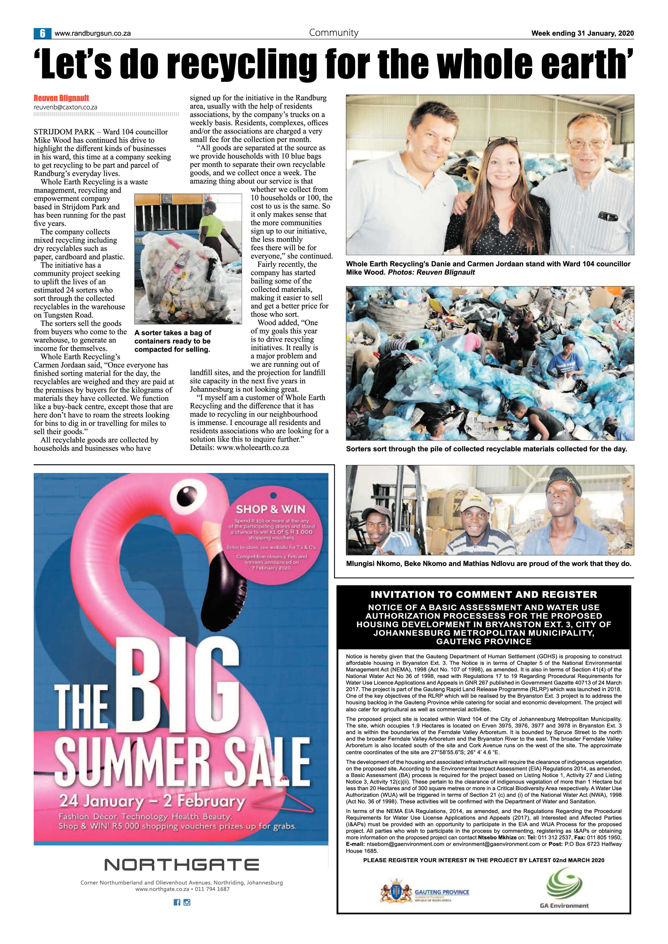 Randburg Sun 31 January 2020 page 6
