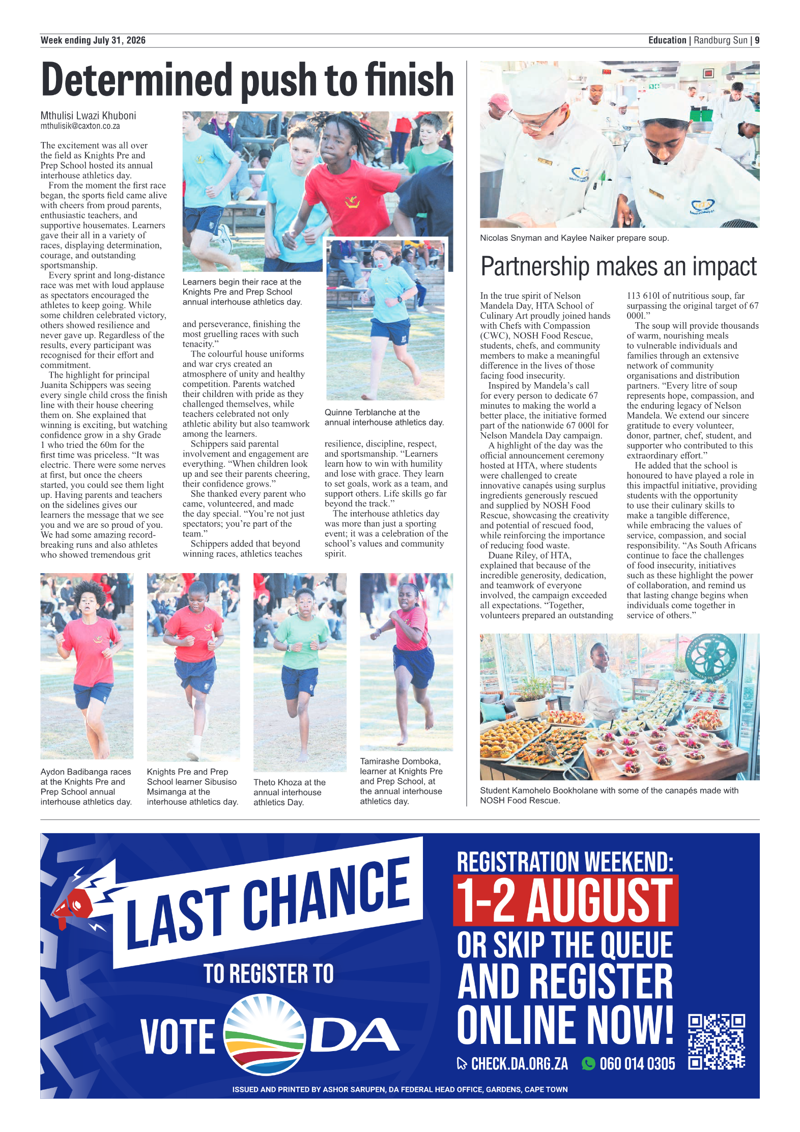 Randburg Sun 31 July 2026 page 21