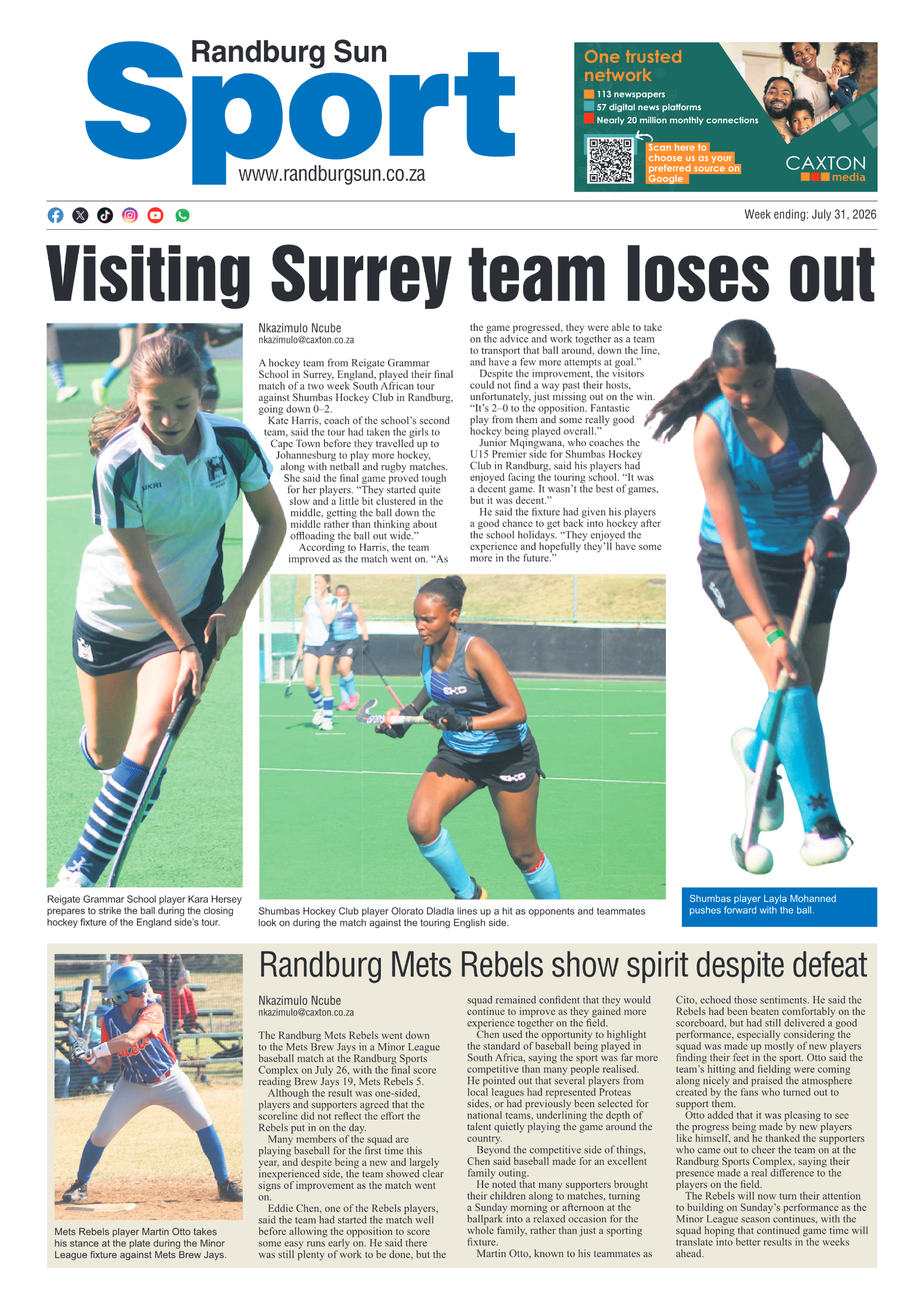 Randburg Sun 31 July 2026 page 24
