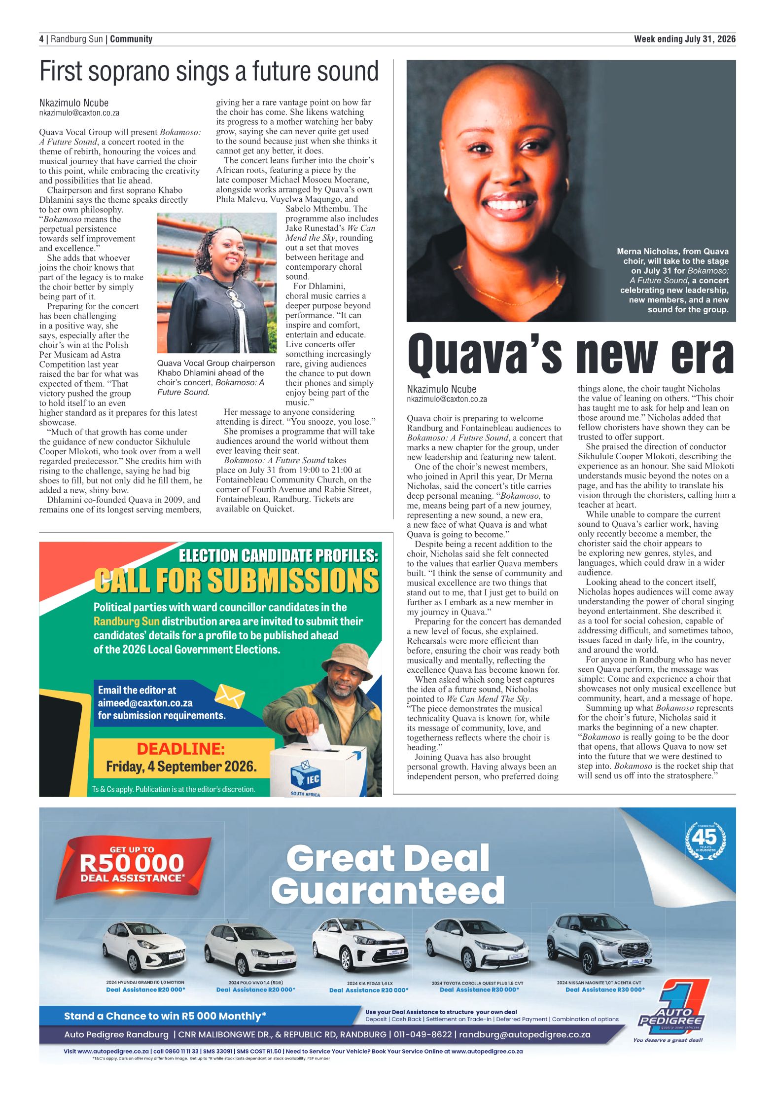 Randburg Sun 31 July 2026 page 4