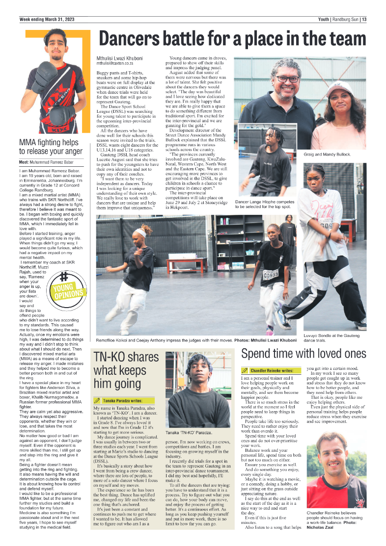 Randburg Sun 31 March 2023 page 13
