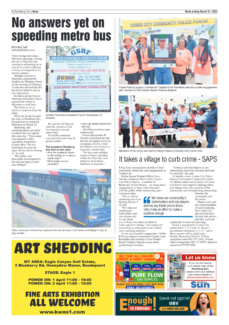 Randburg Sun 31 March 2023 page 2