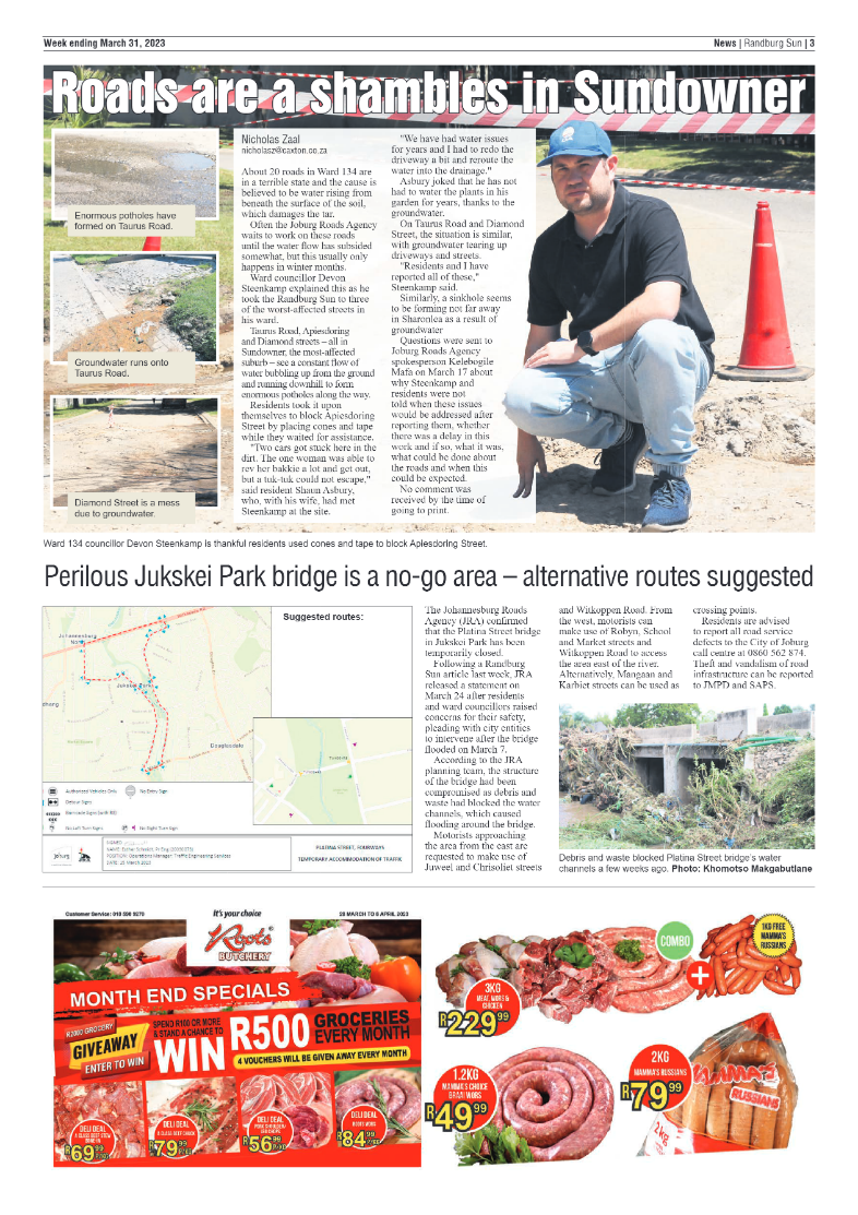 Randburg Sun 31 March 2023 page 3