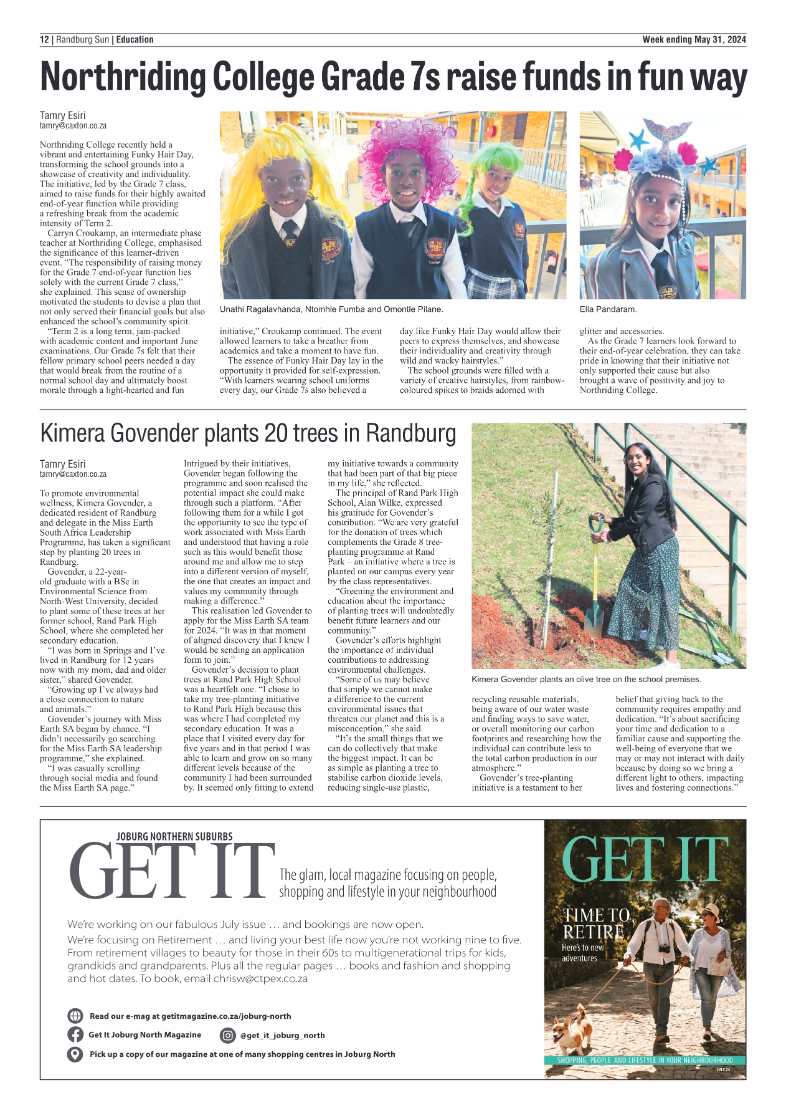 Randburg Sun 31 May 2024 page 12