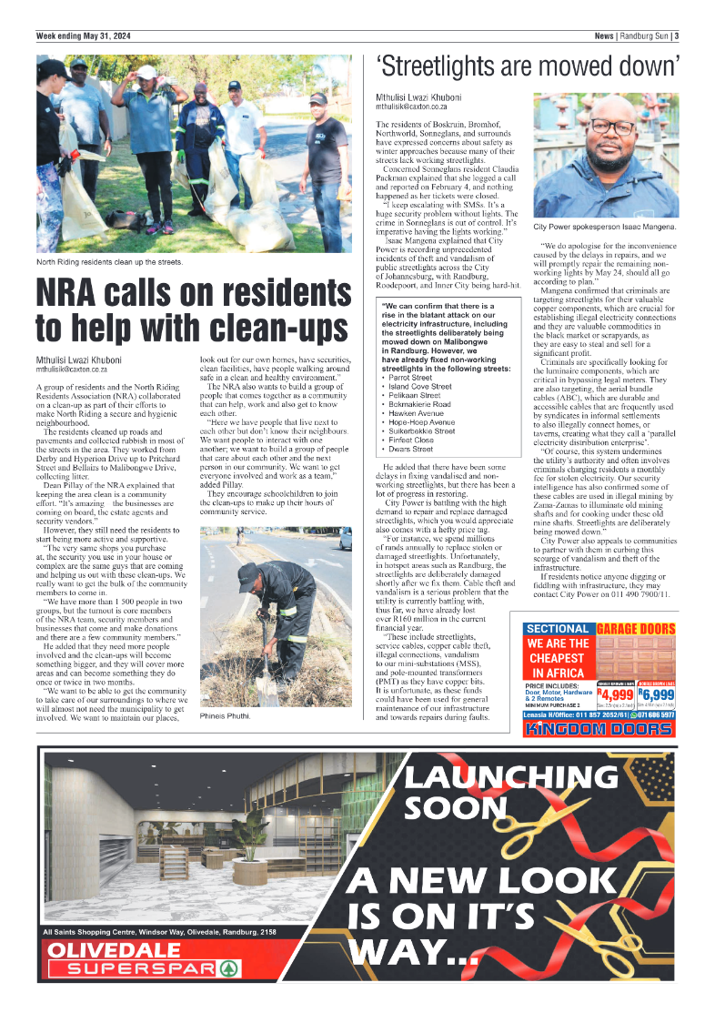 Randburg Sun 31 May 2024 page 3