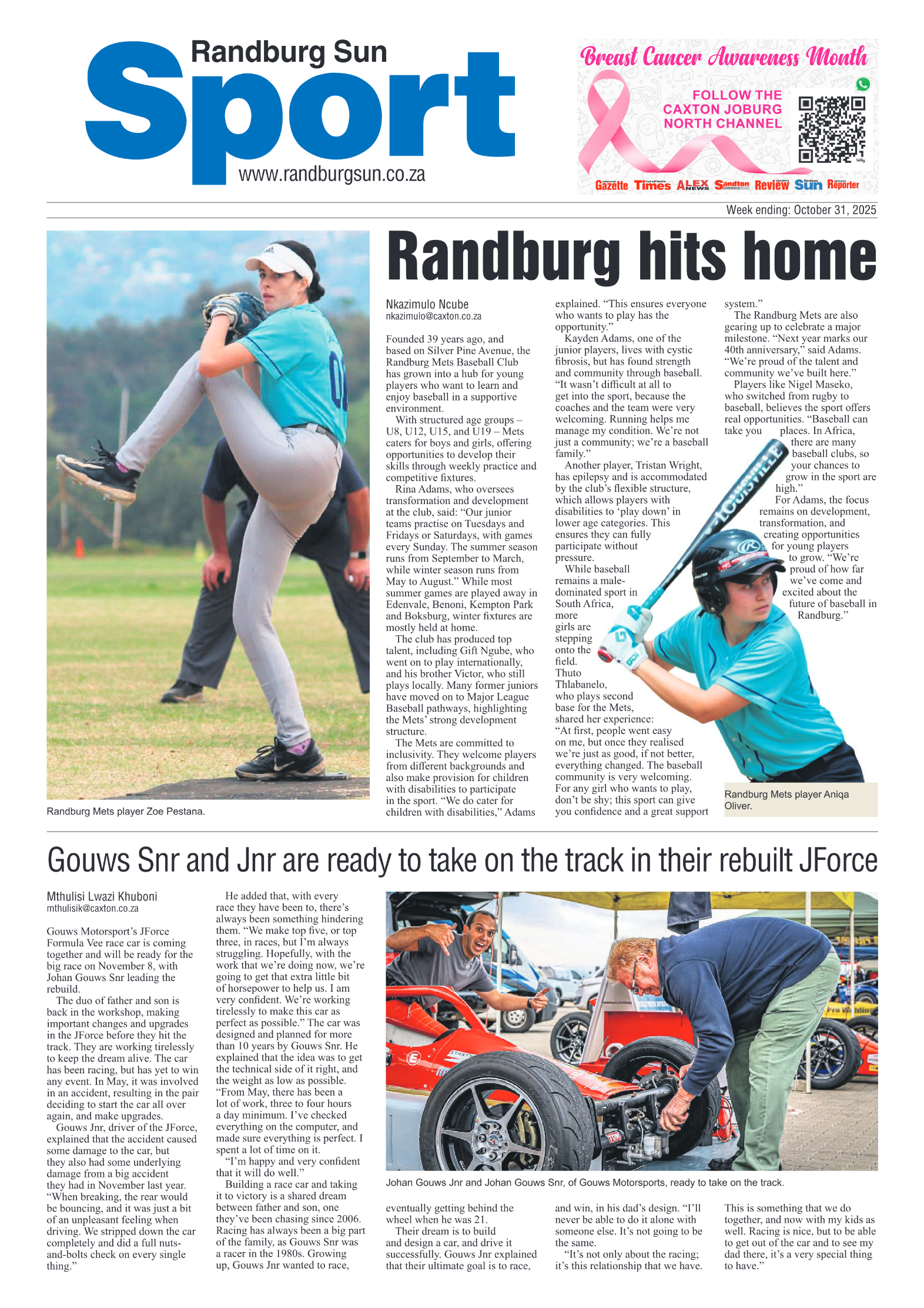 Randburg Sun 31 October 2025 page 12
