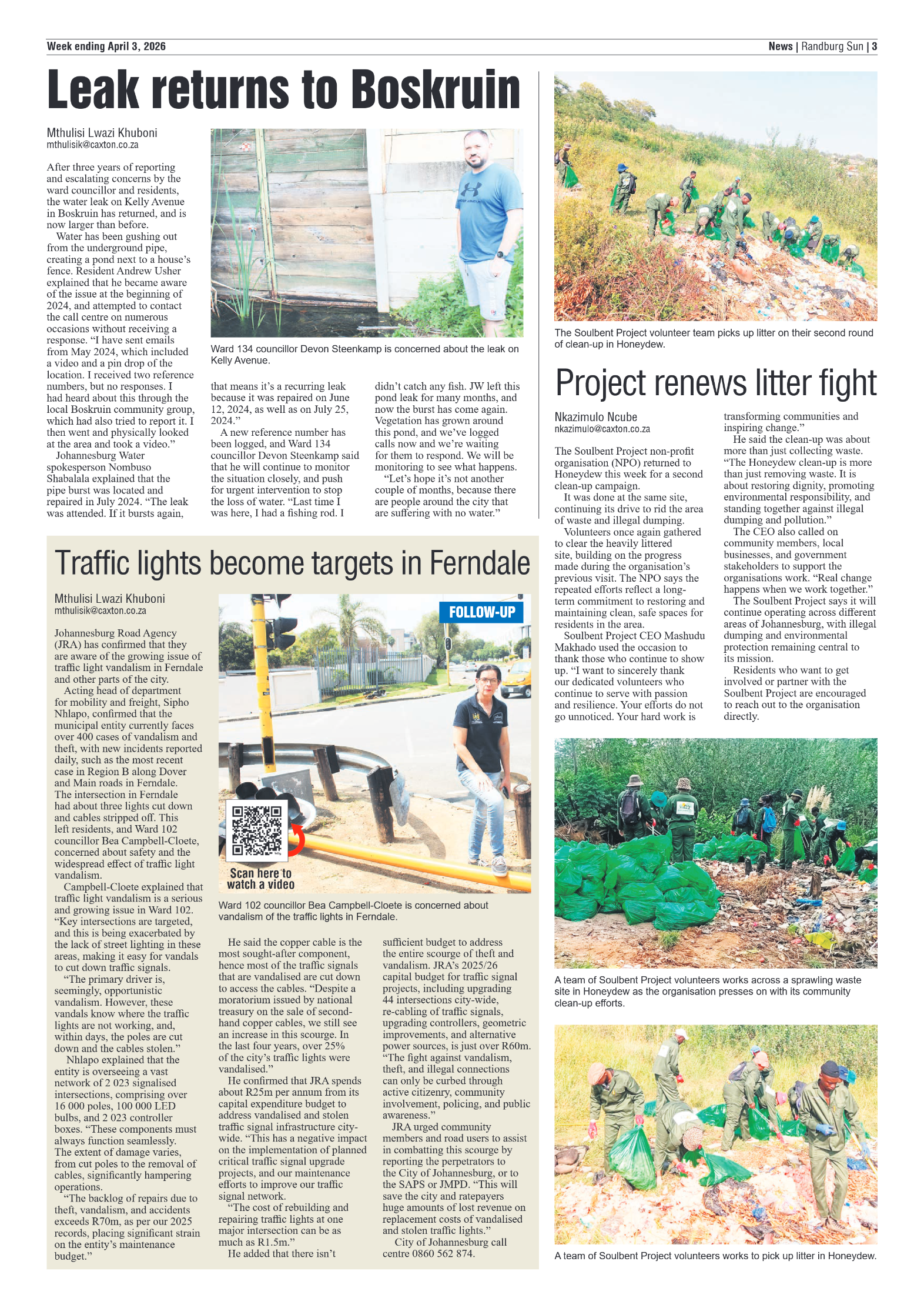 Randburg Sun 3 April 2026 page 3