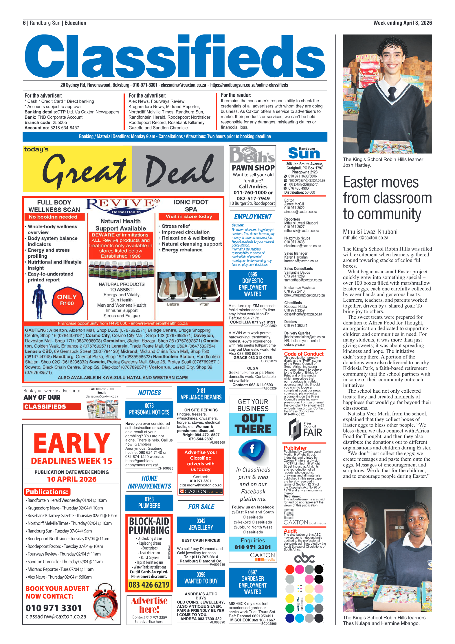 Randburg Sun 3 April 2026 page 6